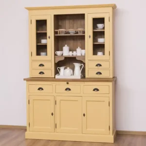 Aktuell Landhaus Küchenschrank im alten Landhausstil aus Massivholz Küchen Schrank
